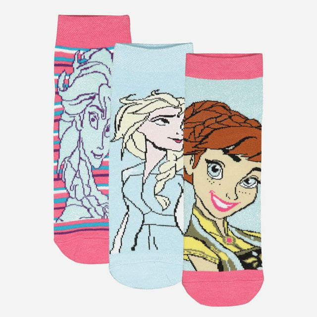 Girls Frozen Socks Pack of 3 - Bodycare