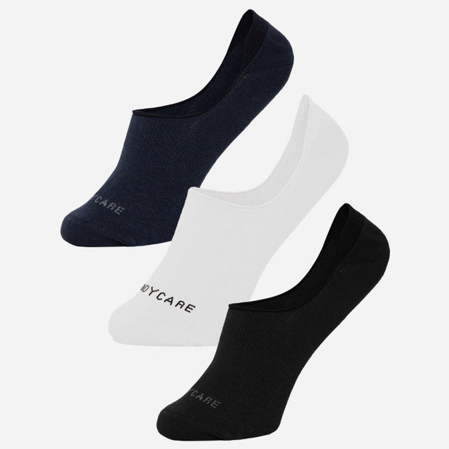Men Cotton Blend Loafer Socks Stretch Pack of 3 - Bodycare