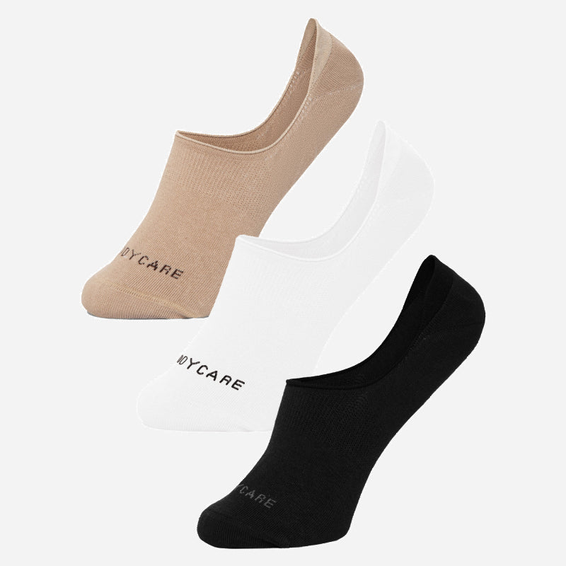Men Cotton Blend Loafer Socks Stretch Pack of 3 - Bodycare