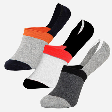 Men Cotton Blend Loafer Socks Stretch Pack of 3 - Bodycare