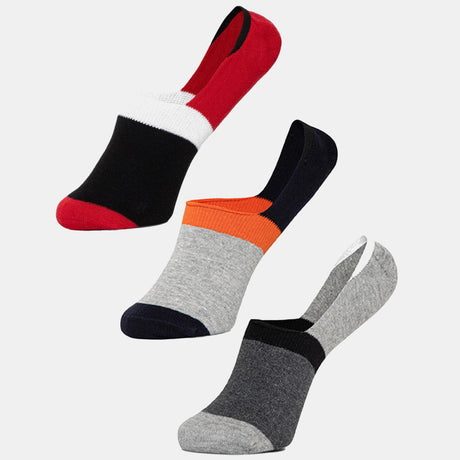 Men Cotton Blend Loafer Socks Stretch Pack of 3 - Bodycare