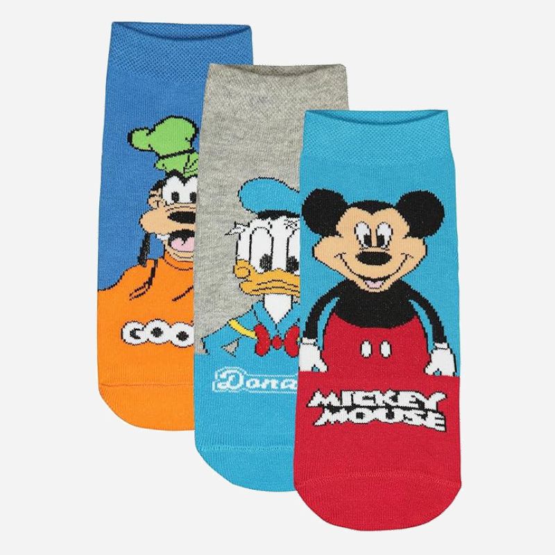 Boys Mickey & Friends Socks Pack of 3 - Bodycare