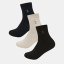 BODYCARE Mens Cotton Blend Men's Short Length Socks Pack of 3 Soft, Breathable & Stretchable  Comfortable  Durable, Easy Wash Multipurpose Socks for Sports, Gym, Travel & Casual Outfits