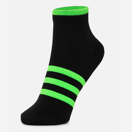 Bodycare Short Length Cotton Blend Women Socks Pack of 3 Soft Breathable Stretchable Everyday Wear Casual Use Comfortable Durable Stylish Assorted Colors