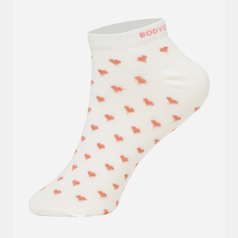 Women Ankle Length Cotton Blend Socks Pack of 3 - Bodycare