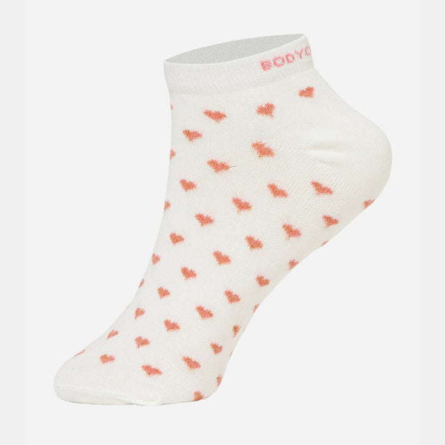 Women Ankle Length Cotton Blend Socks Pack of 3 - Bodycare