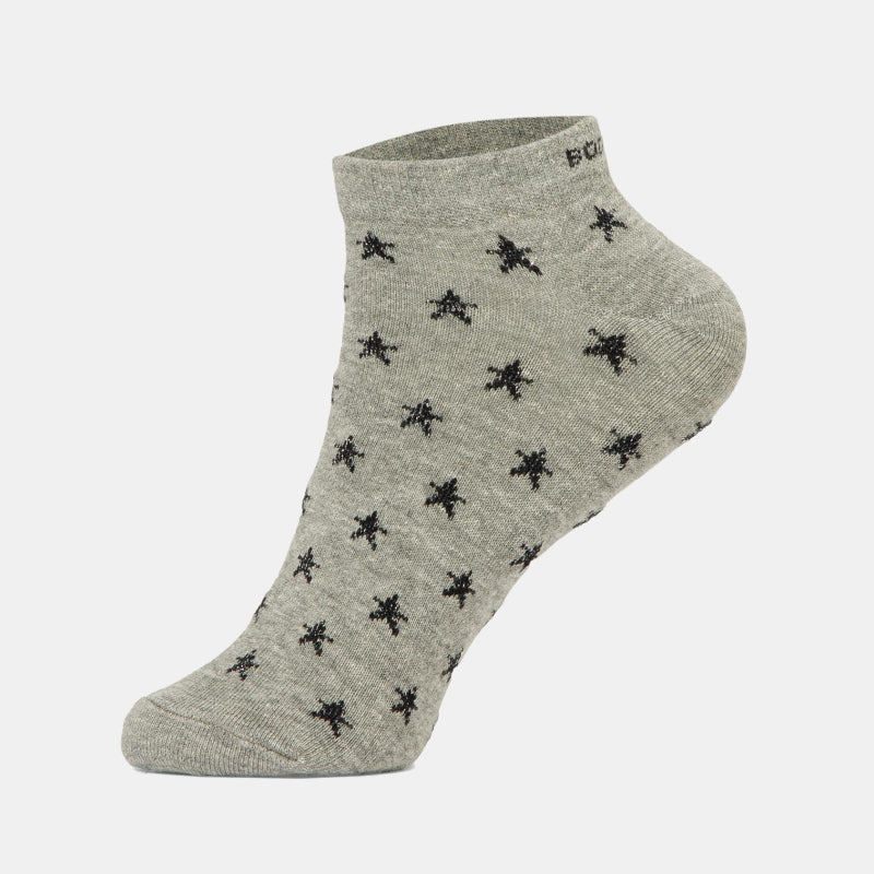 Women Ankle Length Cotton Blend Socks Pack of 3 - Bodycare