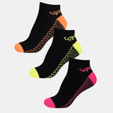 BODYCARE Womens Cotton Blend Ankle Length Socks Pack of 3 Soft, Breathable & Stretchable  Comfortable  Durable, Easy Wash Multipurpose Socks for Ladies  Casual, Sports, Gym & Travel