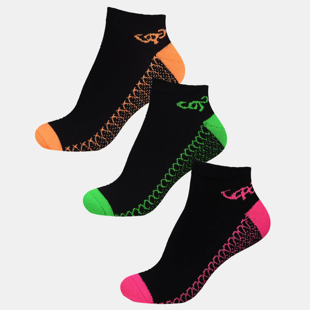 Women Ankle Length Cotton Blend Socks Pack of 3 - Bodycare