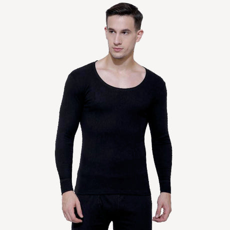 Gold Thermal Top Men Round Neck Full Sleeves