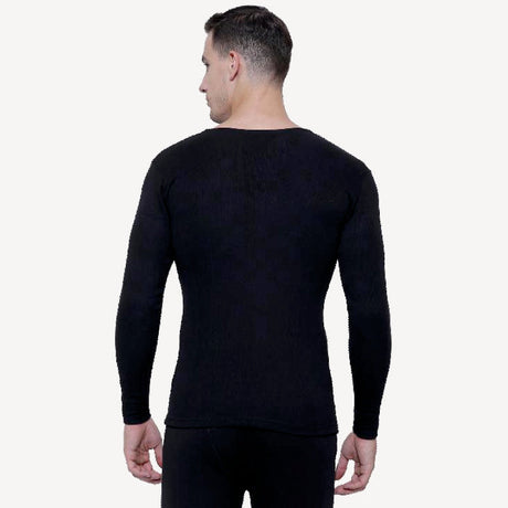 Gold Thermal Top Men Round Neck Full Sleeves