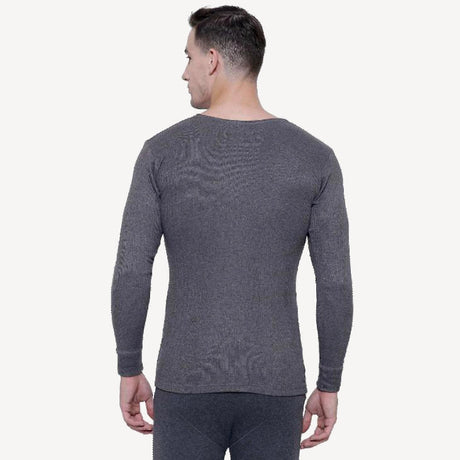 Gold Thermal Top Men Round Neck Full Sleeves