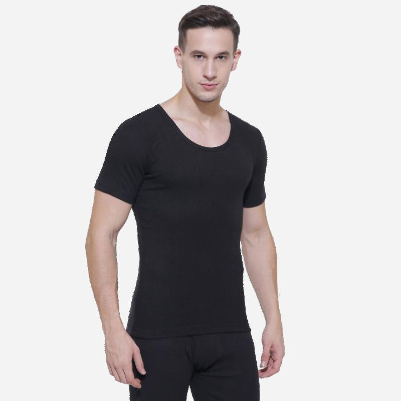 Gold Bodycare Thermal Men Top Round Neck Half Sleeves