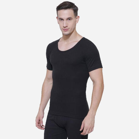 Gold Bodycare Thermal Men Top Round Neck Half Sleeves