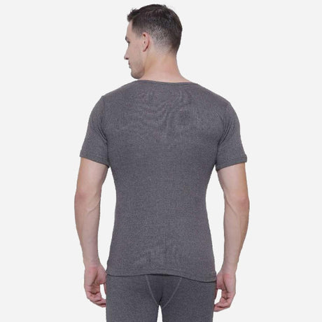 Gold Bodycare Thermal Men Top Round Neck Half Sleeves