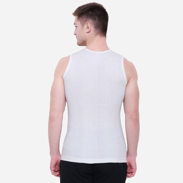 Men Thermal Top Round Neck Sleeveless - Bodycare
