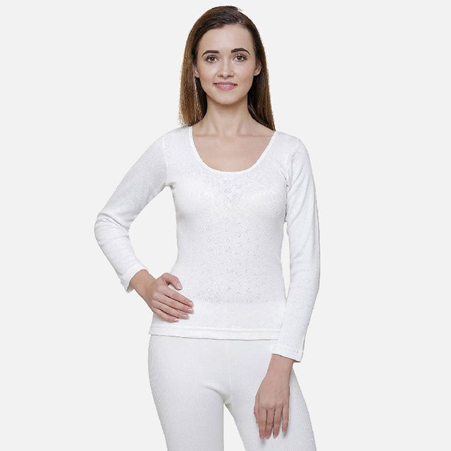 Women Thermal Top Round Neck Full Sleeves - Bodycare