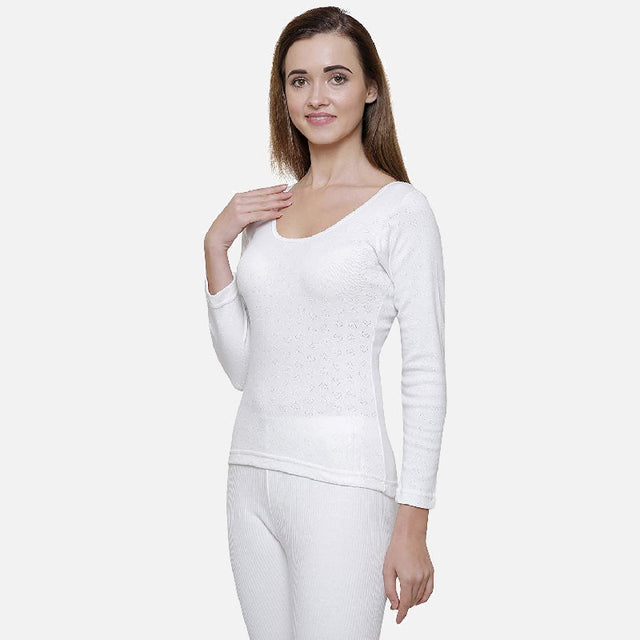 Women Thermal Top Round Neck Full Sleeves - Bodycare