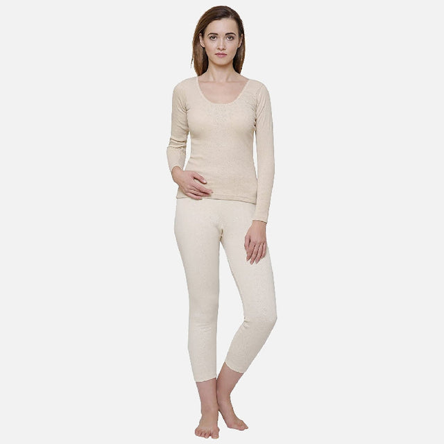 Women Thermal Top Round Neck Full Sleeves - Bodycare