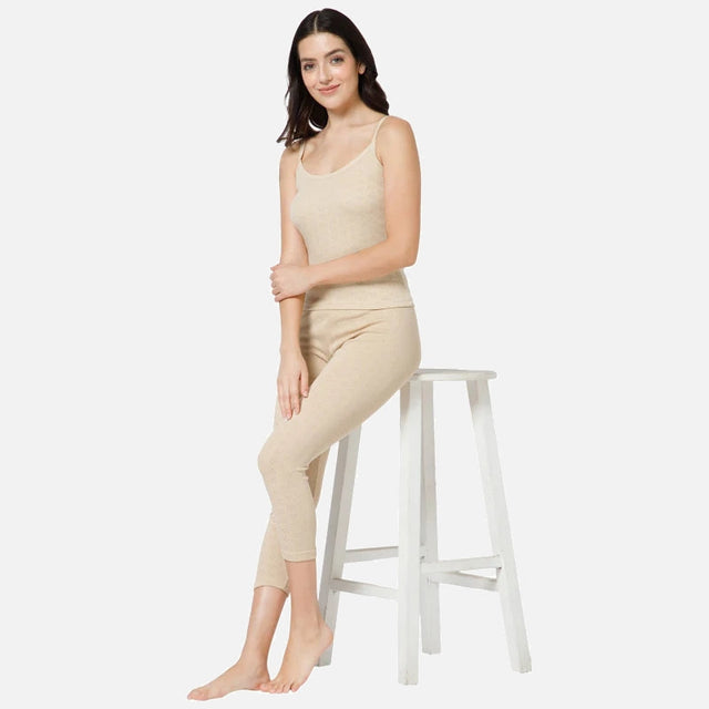 Women Thermal Top Round Neck Sleeveless - Bodycare