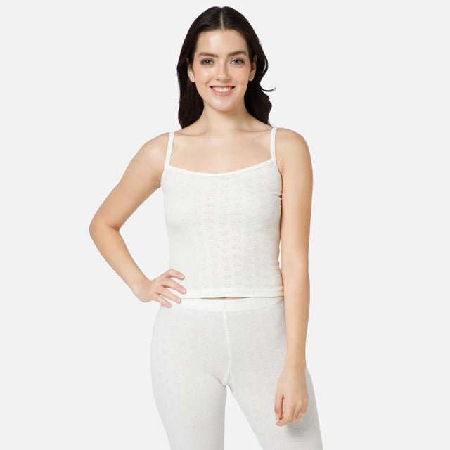 Women Thermal Top Round Neck Sleeveless - Bodycare