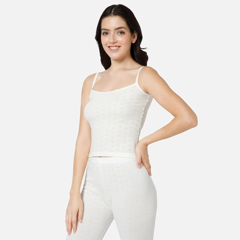 Gold Bodycare Thermal Women Top Round Neck Sleeveless