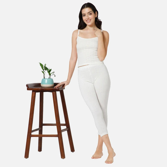 Women Thermal Top Round Neck Sleeveless - Bodycare