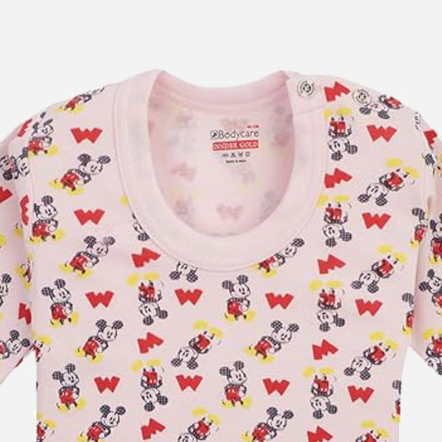 Boys Mickey & Friends Thermal Top Round Neck Full Sleeves - Bodycare