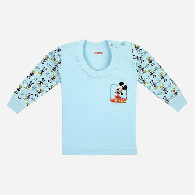 Boys Mickey & Friends Thermal Top Round Neck Full Sleeves - Bodycare