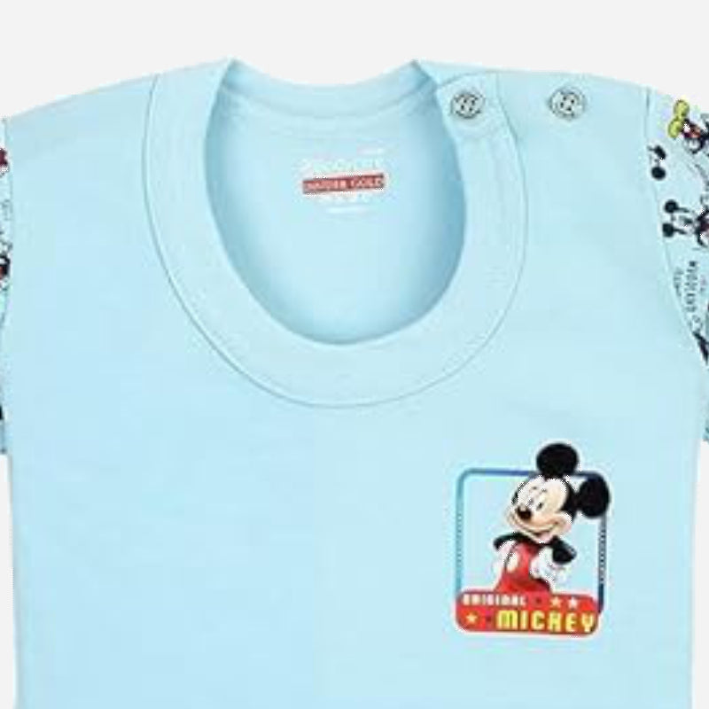 Boys Mickey & Friends Thermal Top Round Neck Full Sleeves - Bodycare