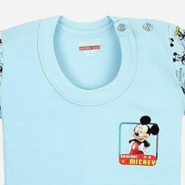 Boys Mickey & Friends Thermal Top Round Neck Full Sleeves - Bodycare