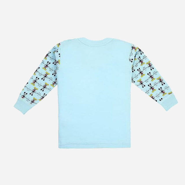 Boys Mickey & Friends Thermal Top Round Neck Full Sleeves - Bodycare