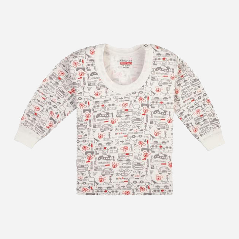 Gold Bodycare Mickey & Friends Boys Cotton Thermal Top Round Neck Full Sleeves Top