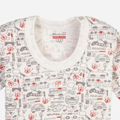 Gold Bodycare Mickey & Friends Boys Cotton Thermal Top Round Neck Full Sleeves Top