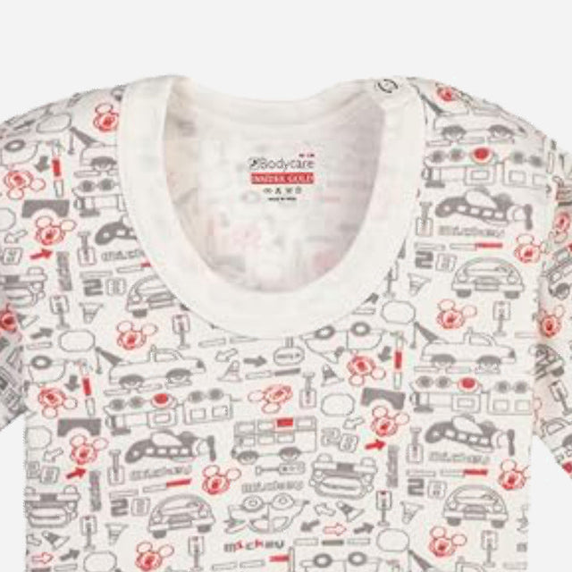 Boys Mickey & Friends Thermal Top Round Neck Full Sleeves - Bodycare