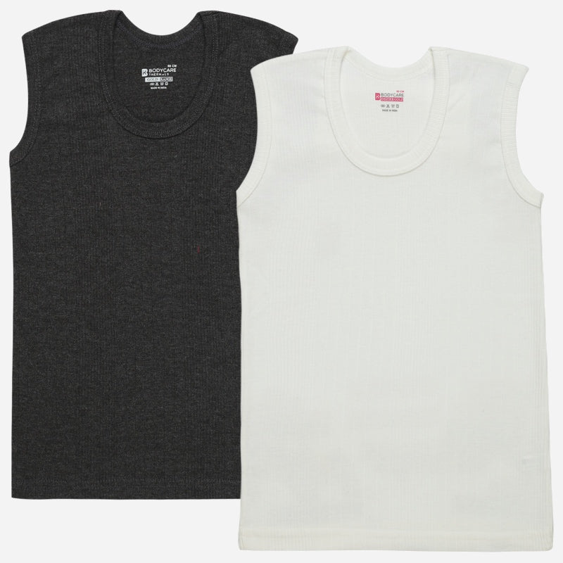 Boys Thermal Top Round Neck Sleeveless Pack of 2 - Bodycare
