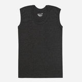 Gold Thermal Boys Top Round Neck  Sleeveless Solid