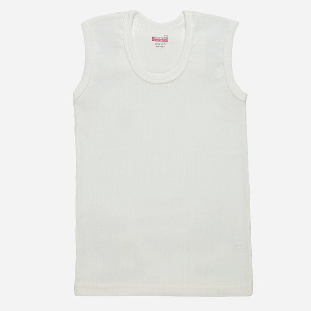 Boys Thermal Top Round Neck Sleeveless - Bodycare