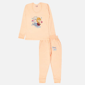 Girls Thermal Set Round Neck Full Sleeves Pack of 1 - Bodycare