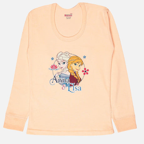 Girls Thermal Set Round Neck Full Sleeves Pack of 1