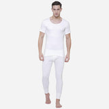 Gold+ Bodycare Mens Cotton Thermal Top Round Neck Half Sleeves Pack Of 1
