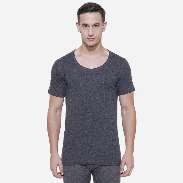 Men Thermal Top Round Neck Half Sleeves Pack of 1 - Bodycare