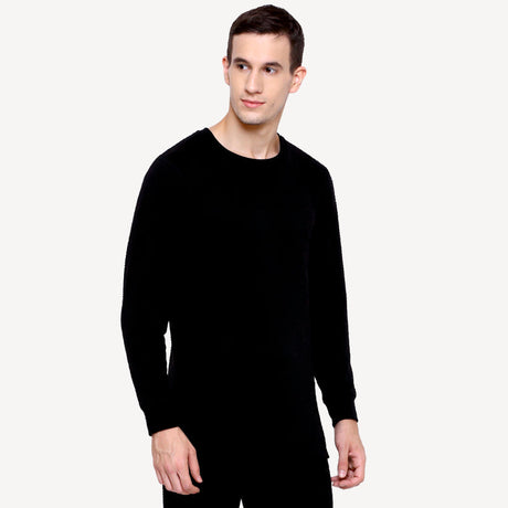 Gold+ Bodycare Men Fleece Thermal Top Round Neck Full Sleeves