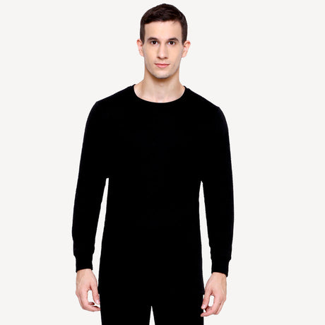 Gold+ Bodycare Men Fleece Thermal Top Round Neck Full Sleeves