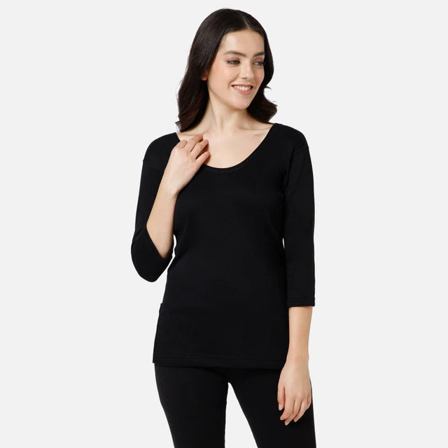 Women Thermal Top Round Neck Full Sleeves Pack of 1 - Bodycare