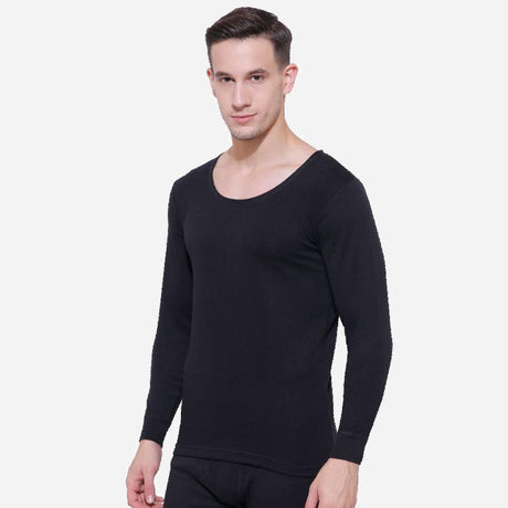 Quilt Bodycare Antibacterial Thermal Men Top Round Neck Full Sleeves