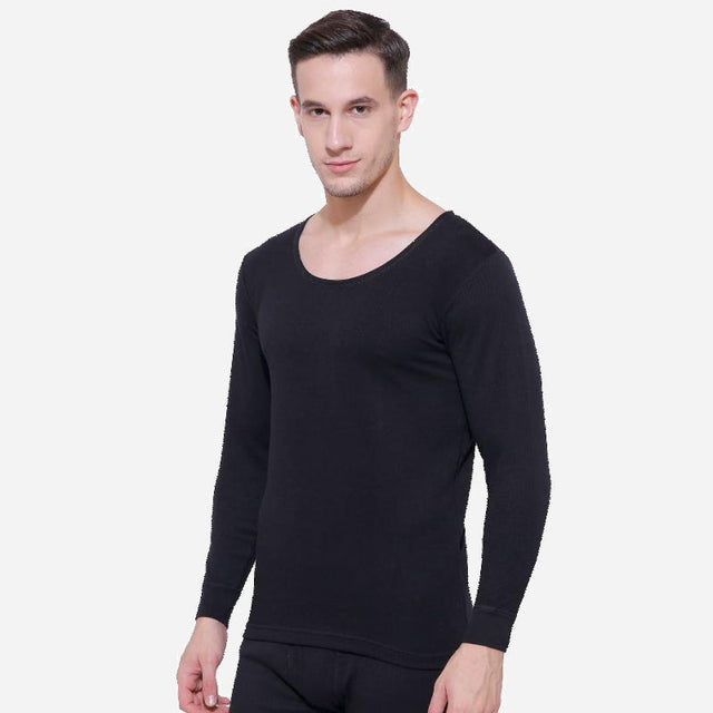 Men Antibacterial Thermal Top Round Neck Full Sleeves - Bodycare