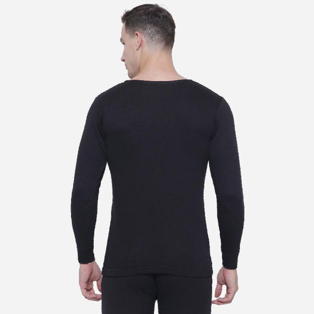 Men Antibacterial Thermal Top Round Neck Full Sleeves - Bodycare