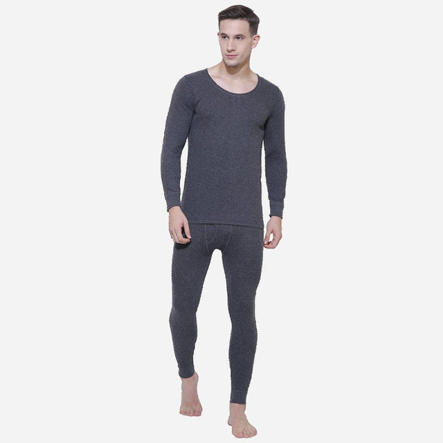 Men Antibacterial Thermal Top Round Neck Full Sleeves - Bodycare