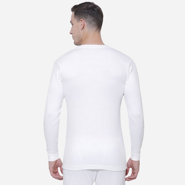 Men Antibacterial Thermal Top V Neck Full Sleeves - Bodycare
